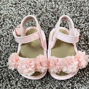 The Children’s Place Pink Floral Baby Sandals 0-3 Months